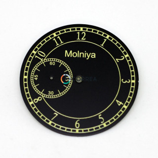 Циферблат для годинника Молнія чорний CM-004